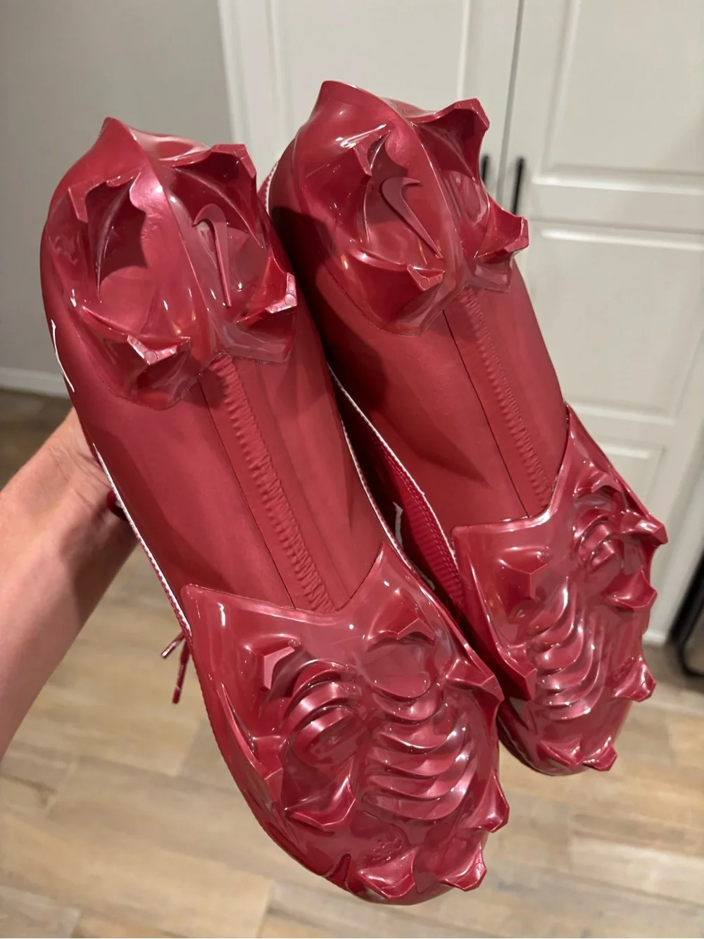 Jordan Oklahoma Sooners Vapor Edge Elite 2 Cleats Size 13 & 14 NEW! | FJ5684-600